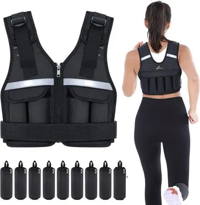 Image de Gilet d'entraînement 0,9-19 kg pour la musculation et la gymnastique suédoise