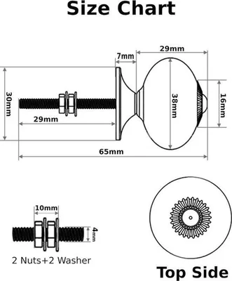 Image de Boutons en céramique imprimés de motifs colorés, lot de 10, décoratifs