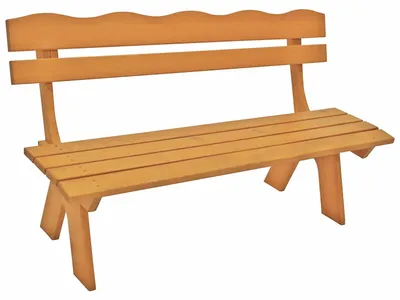 Produktbild von Gartenbank Sitzbank Holzbank Kiefer B 150 x  H 82 x T 60 cm, aus Kiefernholz
