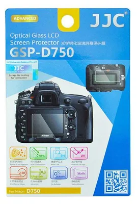 Obrázek produktu pro JJC GSP-D750, Průhledná, Nikon, D750, Sklo, 95%, 9H