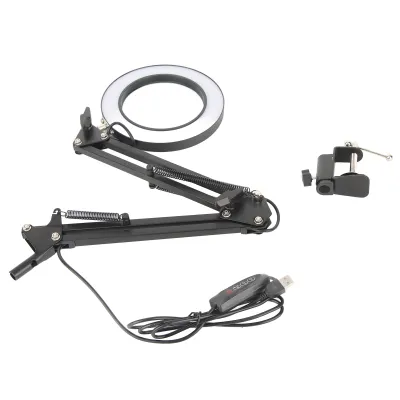 Zdjęcie produktu dla Lampa powiększająca 10X Lampa biurkowa LED Regulowana z zaciskiem do konserwacji