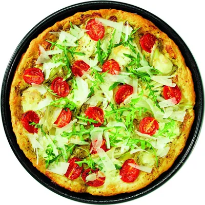 Obrázok produktu pre Forma na pizzu a koláče Dr. Oetker Ø 32 cm, plech na pečenie šťavnatých koláčov a chrumkavej pizze, oceľová forma na koláče s nepriľnavým povrchom