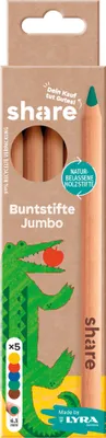 Obrázek produktu pro akce Pastelka Jumbo 4-0002-5 černá 5ks