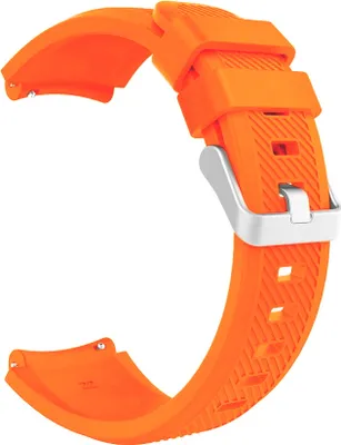 Produktbild von BStrap Silicone Sport Armband für Samsung Galaxy Watch 3 45mm, neon orange