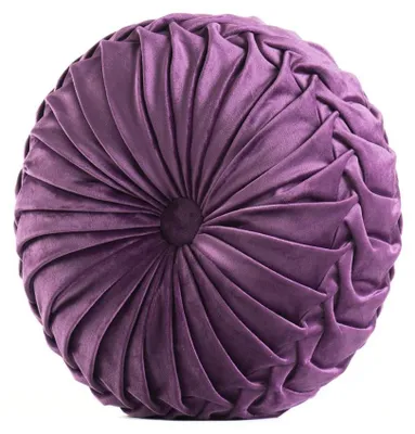 Immagine prodotto di Cuscino rotondo in velluto, diametro 38 cm, per la decorazione