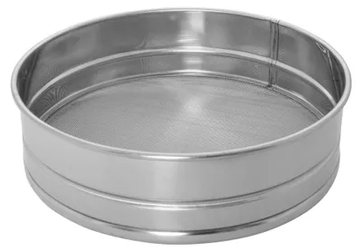 Immagine prodotto di Setaccio per farina e zucchero in acciaio inossidabile, diametro 220 mm, altezza 55 mm
