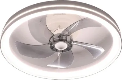 Obrázok produktu pre Stropný ventilátor, diaľkové ovládanie, stmievateľné LED osvetlenie, 46 W, 5, 110–240 V