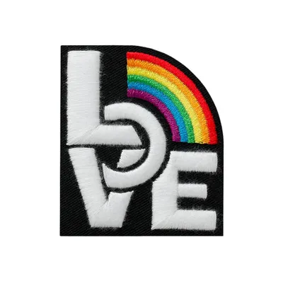Produktbild von Mono-Quick 14338 - Love Regenbogen Applikation, Bügelbild, Patch, Aufnäher
