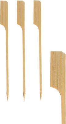 Produktbild von PAPSTAR Fingerfood Spieße "pure" 10 cm, ideal für Golf-Events | Dose (40 Stück)