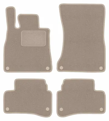 Immagine prodotto di Tappetini in moquette per Mercedes S W222 2013-2020 (berlina) – set 4 pezzi, beige, su misura – Wielganizator LUX
