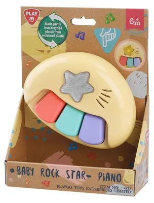 Zdjęcie produktu dla Play Baby Piano Pastel - muzyczne pianino dla niemowląt