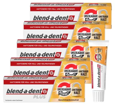 Produktbild von Haftcreme für Zahnprothesen, Verpackung mit 6 Stück