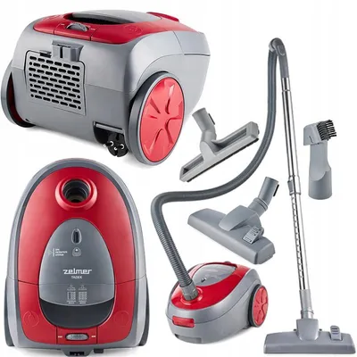 Produktbild von ZELMER ZVC261 TADEK Staubsauger mit Beutel, 800 W, 2,5 l, EPA-Filter, 2-in-1, Zubehör