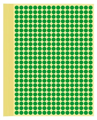 12240 grüne Punktaufkleber, 6 mm, runde Etiketten, selbstklebend