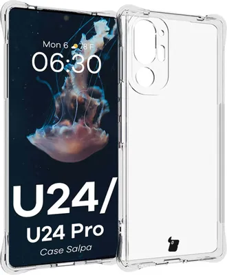 Produktbild von Elastyczne etui Bizon Case Salpa do HTC U24 Pro, przezroczyste