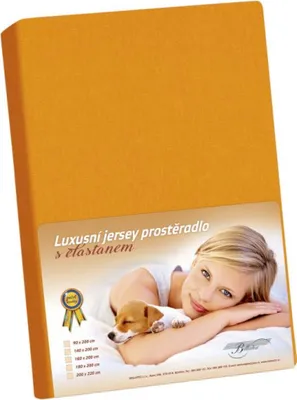 Produktbild von Jersey LUX - 180x200 cm - Orange