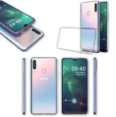 Produktbild von Für Samsung Galaxy A20S Silikon Case TPU Schutz Transparent Handy Tasche Etuis