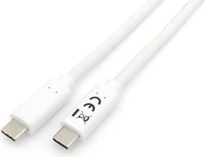 Obrázek produktu pro Equip Kabel USB-C3.2->C Gen1     PD60W  St/St  1.00m    weiß