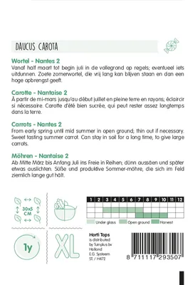 Produktbild von Möhren Nanteser 2 | Möhrensamen von Hortitops
