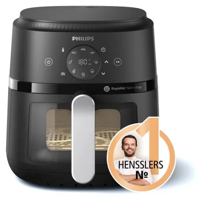 Produktbild von Philips Airfryer Serie 2000, 4,2l, RapidAir, Digital, schwarz (NA221/00)