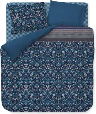 Produktbild von Pip Studio Bettwäsche Mirrorama_Dark Blue_DE_UV_200x200 200 x 200 cm + 2x 80 x 80 cm 1 Bettbezug, 2 Kissenbezüge