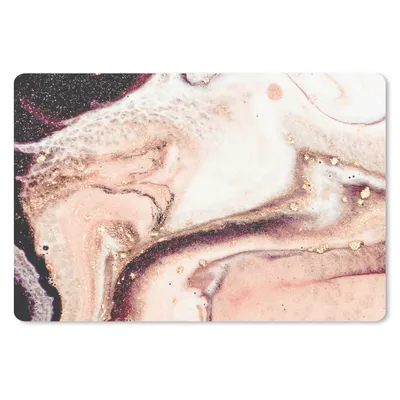 Produktbild von MuchoWow® Mauspad Mousepad Stein - Marmor - Edelstein - Abstrakt - Natur - Rosa 27x18 cm - Mousepads - Maus Mat - Pad - Mausunterlage - Büroartikel - Desk Matten