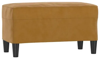 Productafbeelding van Fluwelen Zitbank Bruin 70 x 35 x 41 cm