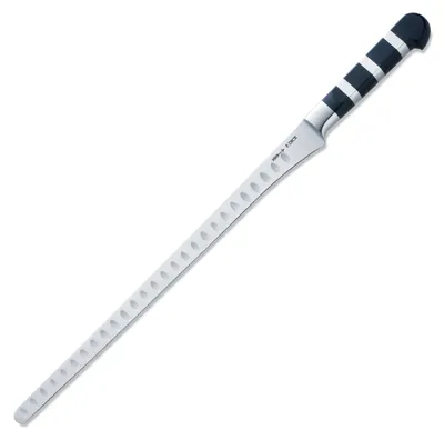 Zalmmes 32 cm, X50CrMoV15 Stahl, rostfrei, 56° HRC