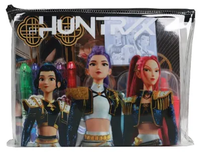 Obrázok produktu pre Sada na písanie KPop Demon Hunters, balenie po 10 ks, zlatá
