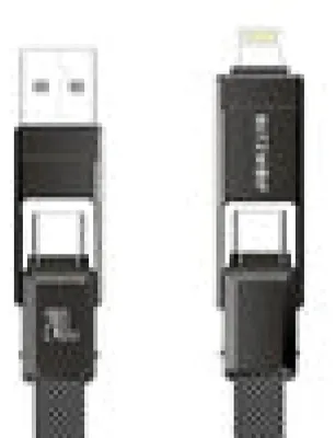 Zdjęcie produktu dla Kabel Usb 4W1 Blitzwolf Bw-Hdc7 Usb+C+Lightning 240W 1,2M (Czarny)