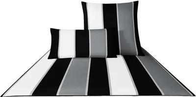 Produktbild von JOOP Bettwäsche Lines black 135x200 cm + 80x80 cm