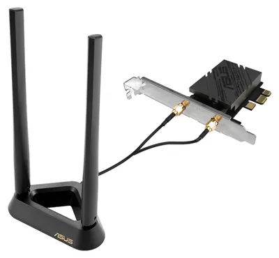 Zdjęcie produktu dla ASUS PCE-BE92BT, Przewodowy i Bezprzewodowy, PCI Express, WLAN / Bluetooth, Wi-Fi 7 (802.11be), 5764 Mbit/s, Czarny