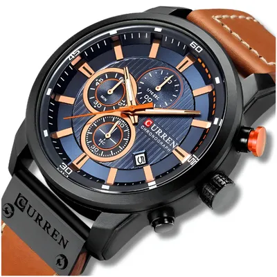 Zdjęcie produktu dla Zegarek Męski Curren Klasyczny Elegancki Chronograf Datownik 6 Kolorów