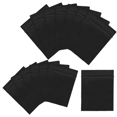 Imagen del producto de Bolsas de higiene femenina, 100 unidades, 10 x 15 cm, con cierre resellable, para tampones y compresas