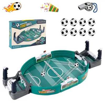 Produktbild von Tischfußball Mini-Tischkicker Tischfußballspiel - Tragbar - 8 Bälle - Für Kinder und Erwachsene