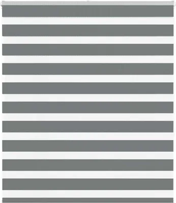 Produktbild von Doppelrollo Dunkelgrau 130x150cm Stoffbreite 125,9 cm Polyester