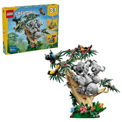Obrázek produktu pro LEGO Creator Divoká zvířata: Koalí rodinka, Sada na stavění, 10 rok/roky, Plast, 1536 kusů, 1,97 kg