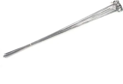 Produktbild von 25 Metallstecker Preisschildhalter Etikettenhalter Schilderhalter 60cm Öse 25mm verzinkt
