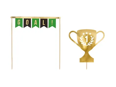 Immagine prodotto di Cake topper calcio 20cm 2pz