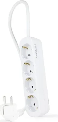 Immagine prodotto di Presa multipla 4 prese Cavo 1,4 m Bianco 10.37.0004-ns