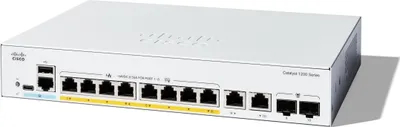 Produktbild von Cisco Catalyst 1200-8FP-2G - Switch - L3 - Intelligent - 8 x 10/100/1000 (PoE+)