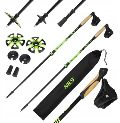 Produktbild von Nordic Walking Stöcke Nw8611 Zwei-Segment Aluminium 6061 Verstellbar für Schnee