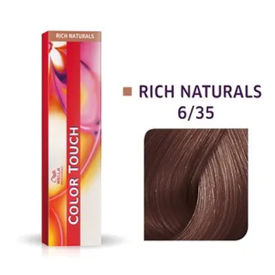 Produktbild von Wella Professionals Color Touch Rich Naturals Professionelle demi-permanente Haarfarbe mit einem multidimensionalen Effekt 6/35 60 ml