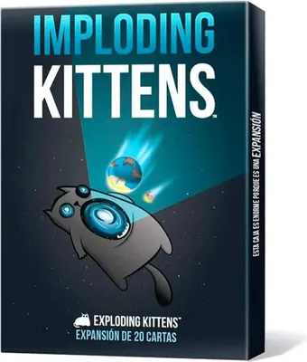 Produktbild von Toy Planet Imploding Kittens Erweiterung Kartenspiel Silber  Silber One Size