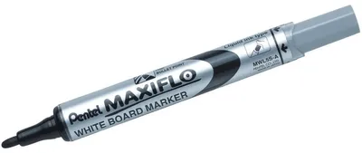 Produktbild von Pentel Maxiflo, Schwarz, Schwarz, Polyester, Polypropylene, Bullet, Fine, Water-based ink