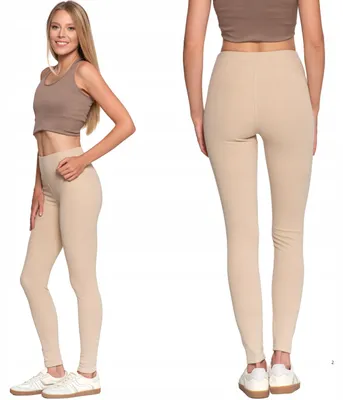 Immagine prodotto di Leggings Da Donna A Costine Con Vita Alta E Cintura Larga Moraj L/Xl