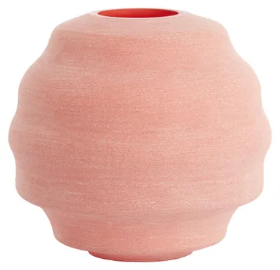 Image de Vase en verre ASHORO en ambre – 20,5x13x29 cm