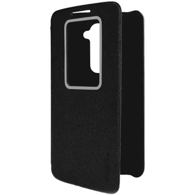 Produktbild von Rock Flip-Tasche Excel Preview für LG G2 schwarz