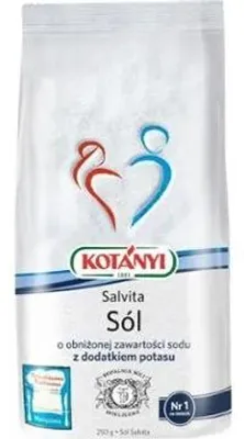 Zdjęcie produktu dla Sól warzona drobnoziarnista Salvita 250 g