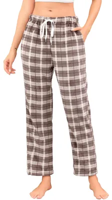 Productafbeelding van Pyjamabroek dames pyjamabroek dames fleece broek - Dubbellaags fleece - Trekkoord en zijzakken - S tot XXL